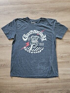 Gas Monkey Gray Graphic Tee Size L